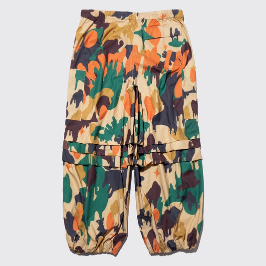 VITAMIN CAMO WIDE TROUSERS