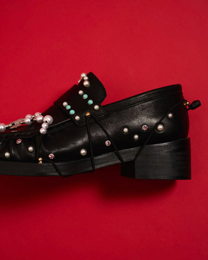 【CAMPHORWOOD x Vitamin Archive】$HINEE LEATHER LOAFERS