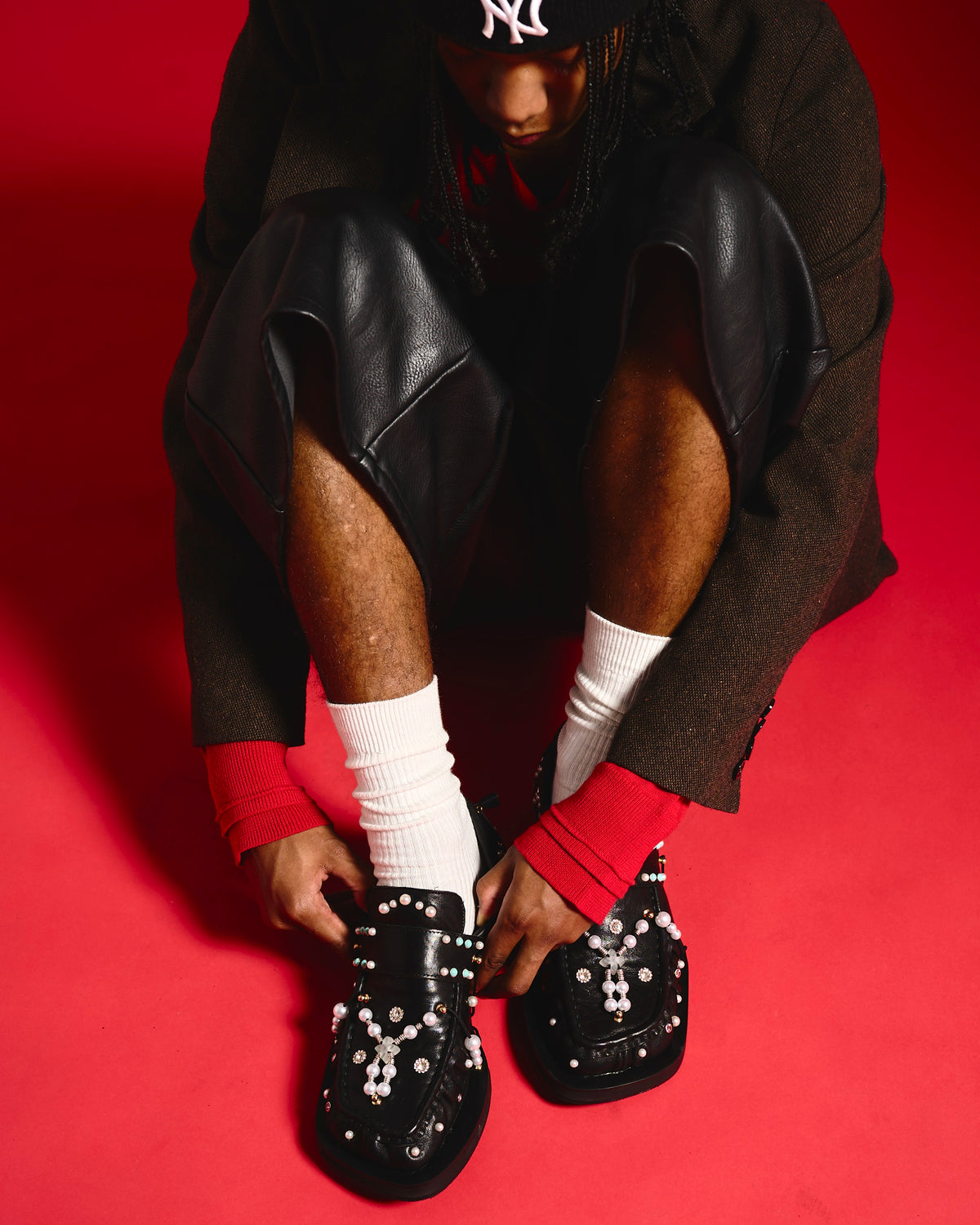 【CAMPHORWOOD x Vitamin Archive】$HINEE LEATHER LOAFERS