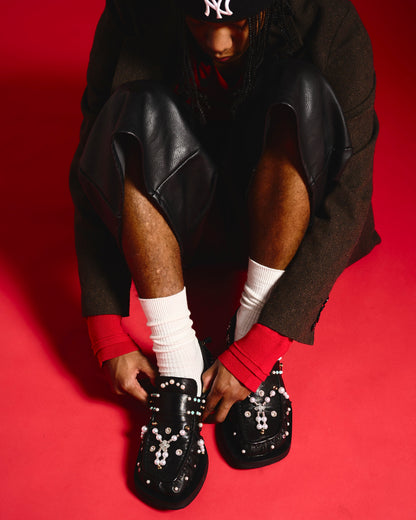 【CAMPHORWOOD x Vitamin Archive】$HINEE LEATHER LOAFERS