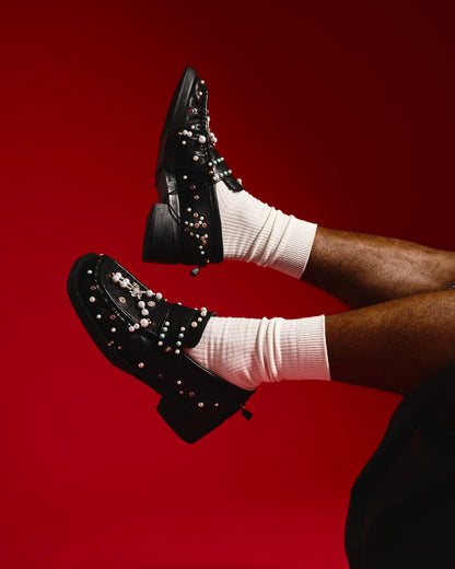 【CAMPHORWOOD x Vitamin Archive】$HINEE LEATHER LOAFERS