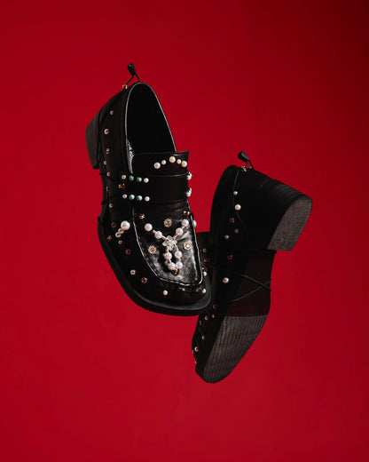 【CAMPHORWOOD x Vitamin Archive】$HINEE LEATHER LOAFERS