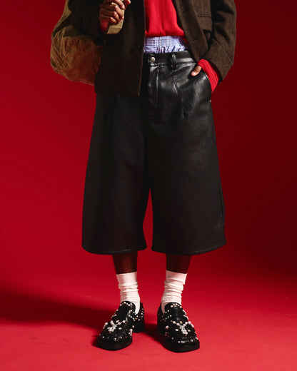 【CAMPHORWOOD x Vitamin Archive】$HINEE LEATHER LOAFERS