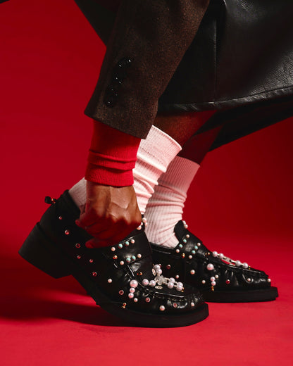 【CAMPHORWOOD x Vitamin Archive】$HINEE LEATHER LOAFERS